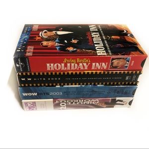 VHS Collection of 4 Videos